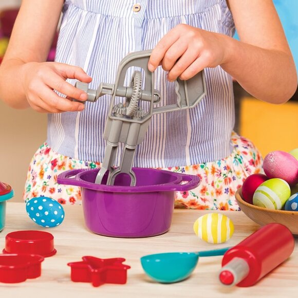 Battat - Pretend Cooking Set 21 Pieces & Storage Bin  For  Age 3+ New Sealed - Picture 7 of 15